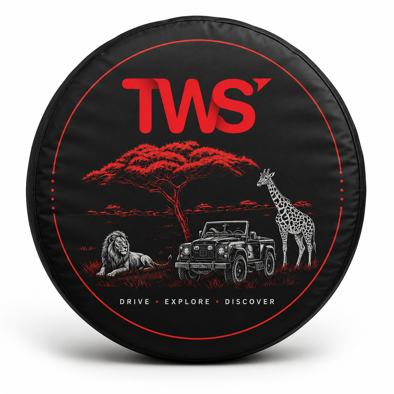 Reflective Safari Wheel Covers